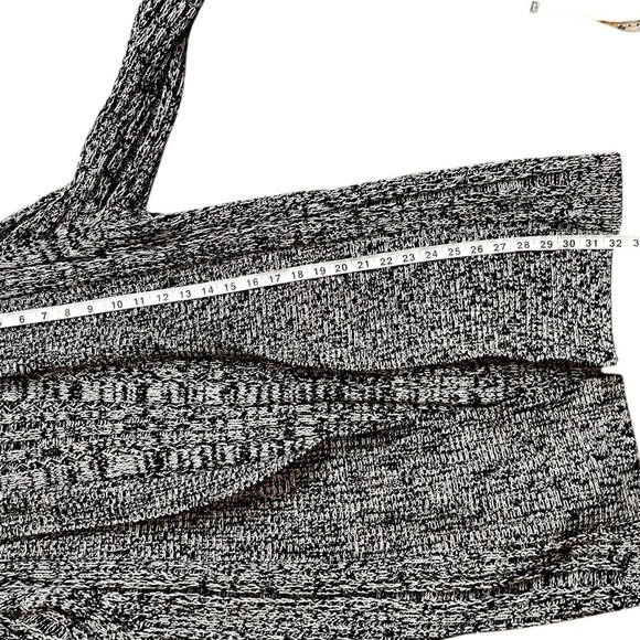 Anthropologie Tehana Cardigan- Marled Black/White Open Knit Cardigan- Medium - Picture 15 of 15